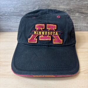 Minnesota Golden Gophers Hat‎ Cap Strap Back Black Hockey Easton